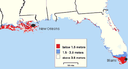 See Level Rise Map