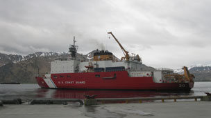 USCGS Healy in Dutch Harbor