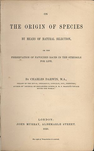 Origin of Species Cover