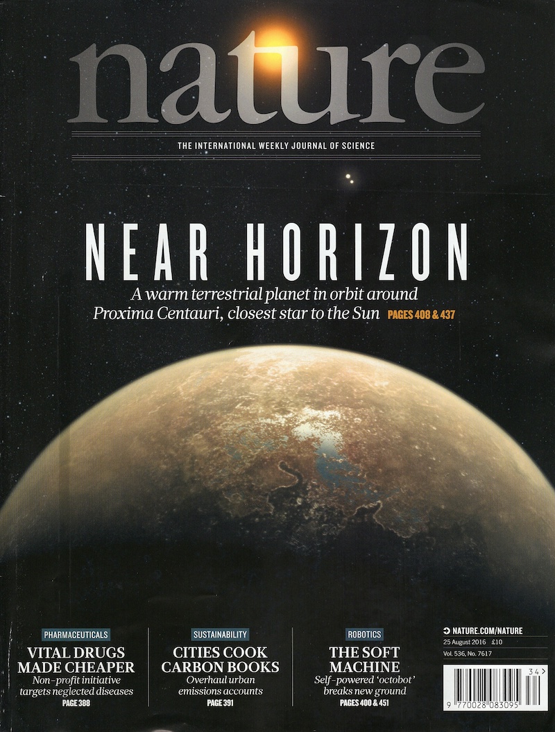 Figure 1: Nature: An example of a scientific journal.