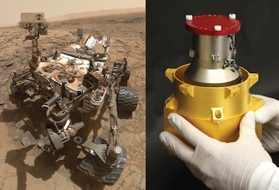 Curiosity rover and radiation